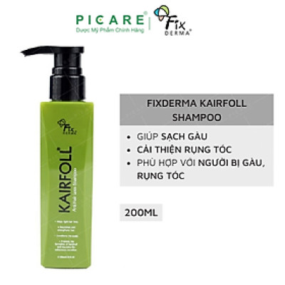 Dầu Gội Ngăn Rụng Tóc, Sạch Gàu FIXDERMA Kairfoll Shampo 200ml