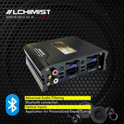 Amply ô tô Android Alchimist ADA6H-360 có Bluetooth lossless 5.1 Chỉnh App cắt tần điện thoại