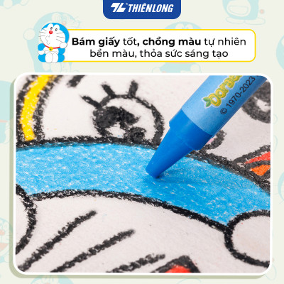 Bút Sáp màu Thiên Long Doraemon CR-C05/DO - 16 màu