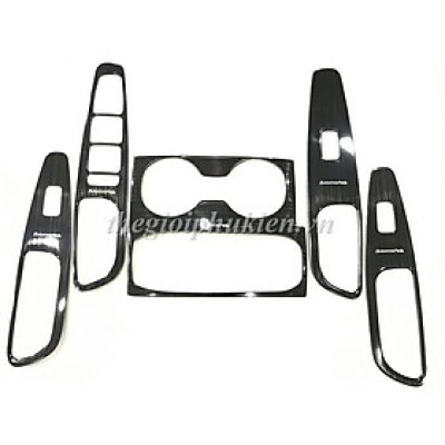 Ốp nội thất Titan cao cấp theo xe Hyundai Santafe 2019