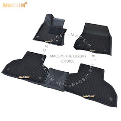 Thảm lót sàn ô tô 2 lớp cao cấp dành cho xe BMW X5 2014-2018 nhãn hiệu Macsim 3w chất liệu TPE