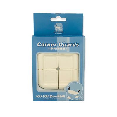 BỘ 4 NÚT NHỰA CHẶN GÓC BÀN AN TOÀN CHO BÉ KUKU - KU5356