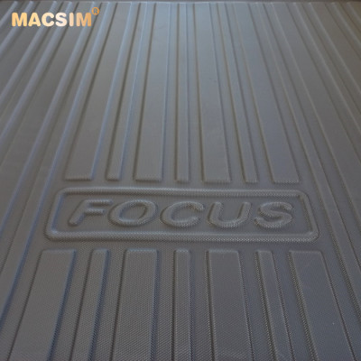 Thảm lót cốp xe ô tô Ford Focus sedan qd 2012-2018 nhãn hiệu Macsim chất liệu TPV cao cấp màu đen