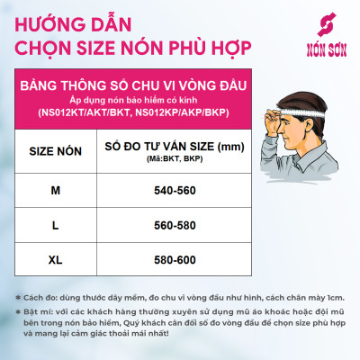 Mũ bảo hiểm có kính NÓN SƠN chính hãng BKP-ĐN092