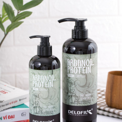 Bội đôi Dầu gội & xả giúp tóc siêu mềm mượt và sạch gàu DELOFIL