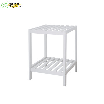 Kệ Đầu Giường Đa Năng - Shelf 2F - Thiết Kế Mặt Thanh Gỗ Hiện Đại - Lắp Ráp Dễ Dàng - Có 2 Màu Sắc Lựa Chọn