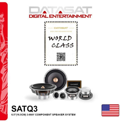 Loa ô tô boss 6.5 inch đường 16cm bass mạnh lời sáng - giá 2 loa - Loa DATASAT 3 way SAT Q3