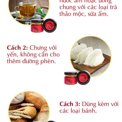 Saffron mật ong Kingdom Herb thượng hạng chính hãng 100% hộp 40g (tặng que lấy mật)