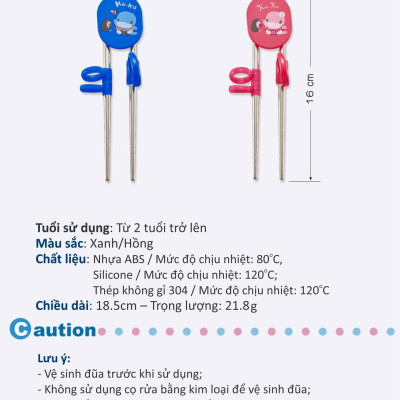 ĐŨA XỎ NGÓN CHO BÉ TẬP ĂN DẶM KUKU KU3039 - 2 YEARS UP