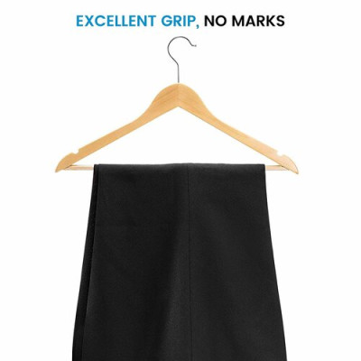 Bộ 10 móc gỗ tam giác thanh ngang cao cấp