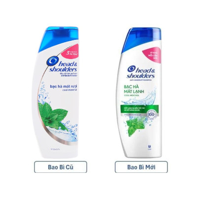 Dầu Gội Head & Shoulders Bạc Hà Mát Rượi 330ml