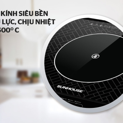 Bếp Hồng Ngoại Sunhouse SHD6011 (2000W) - Đen- hàng chính hãng