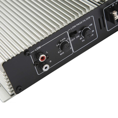 DSP QPertos Bộ Khuếch Đại Âm Thanh Ô Tô Kỹ Thuật Số Amplifier N-368 2200W 2 kênh lắp đặt sub gầm đôi cho ô tô