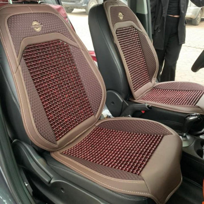 Bộ  Áo Ghế Hạt Gỗ Massage Cao Cấp- Chống Nóng, Trượt Dùng Cho Ô tô, Xe hơi, Văn phòng