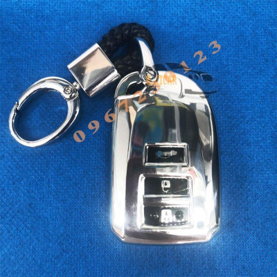 Ốp Chìa Khóa Ô Tô Mạ Crom Toyota Vios - Yaris 2019-2021