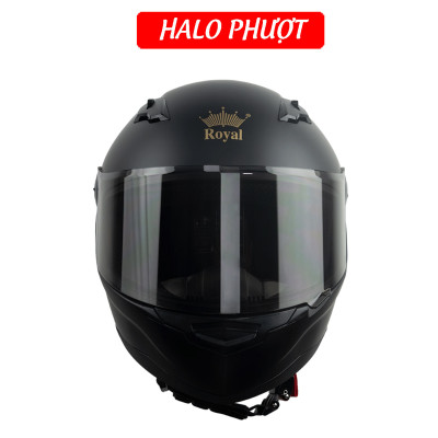 Mũ Bảo Hiểm Fullface Royal M136 - Đen Nhám