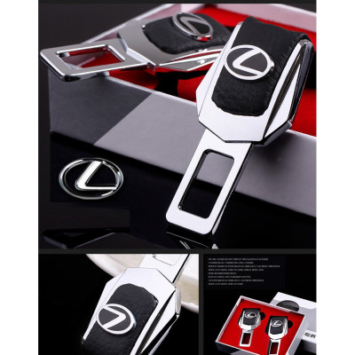 Chốt cài khóa dây an toàn trên ô tô bằng thép có thương hiệu xe 1 chiếc