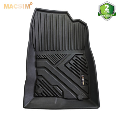 Thảm lót sàn xe ô tô MAZDA CX5 2018 - nay Nhãn hiệu Macsim chất liệu nhựa TPE đúc khuôn cao cấp - màu đen