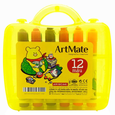 Hộp 12 Bút Lông Màu - ArtMate AM-WC441