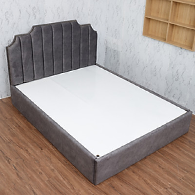 Giường ngủ MDF Juno sofa HLMCT bọc nệm lựa chọn màu ván nệm bọc KT 1m6/1m8  - không hộc kéo 