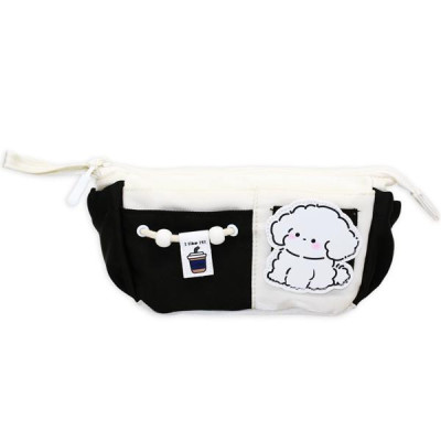 Bóp Viết Vải Cún - Shunde 8140 - Màu Đen