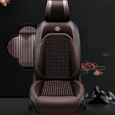 Bộ  Áo Ghế Hạt Gỗ Massage Cao Cấp- Chống Nóng, Trượt Dùng Cho Ô tô, Xe hơi, Văn phòng