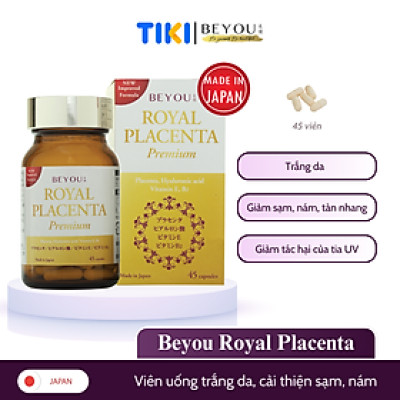 Thực phẩm chức năng trắng da, giảm sạm, nám, tàn nhang Beyou Royal Placenta