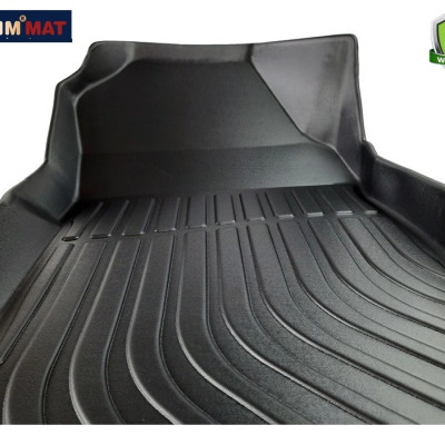 Thảm lót sàn xe ô tô Ford Ecosport 2012+ Nhãn hiệu Macsim chất liệu nhựa TPE cao cấp màu đen sđ