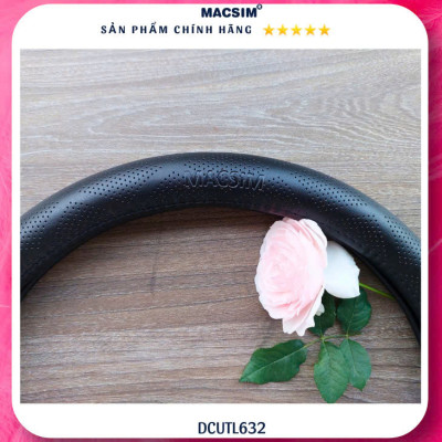 Bọc vô lăng cao cấp Macsim mã DCUT L632 chất liệu da thật - Khâu tay 100%