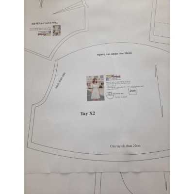 Rập giấy A0 đầm nữ mã 541 (BẢN VẼ)