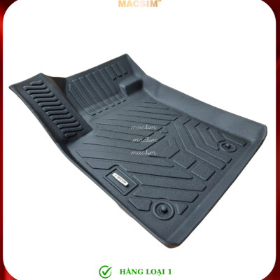 Thảm lót sàn xe ô tô MG5 (sd) Nhãn hiệu Macsim chất liệu nhựa TPE cao cấp màu đen