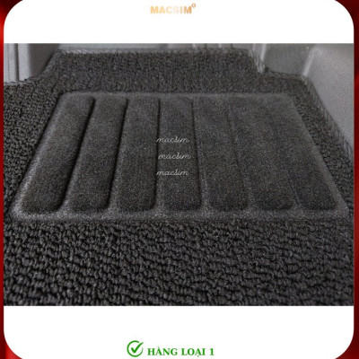 Thảm lót sàn ô tô 2 lớp cao cấp dành cho xe Kia Sorento 2021+ (sd) nhãn hiệu Macsim chất liệu TPE màu đen