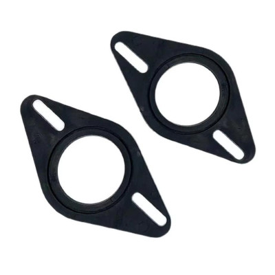 Dưỡng loa Treble đa năng - Đế loa màu đen nhựa PVC cao cấp đa năng 2 chân thẳng