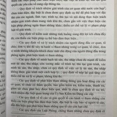 Pháp Luật về phòng, chống tham nhũng và xử lý các hành vi phạm tội