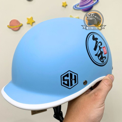 Mũ Bảo Hiểm Napoli Nửa Đầu [CHÍNH HÃNG] [FREESHIP] - Nón Bảo Hiểm Napoli 1/2 N08 - Đủ Màu - Freesize