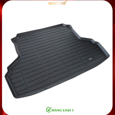 Thảm lót cốp xe ô tô Toyota Yaris 2023+ nhãn hiệu Macsim chất liệu TPE cao cấp màu đen
