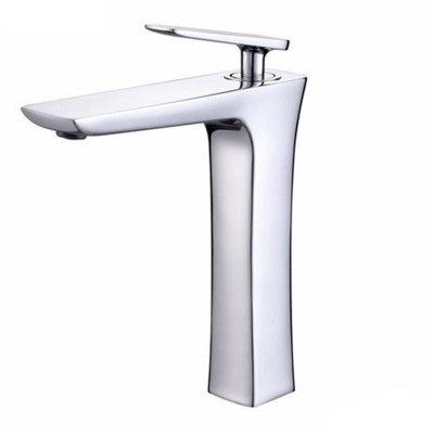 Vòi rửa mặt thân cao đồng mạ crom cao cấp GR 6168C (đẩng cấp thời thượng, hiện đại sang trọng)