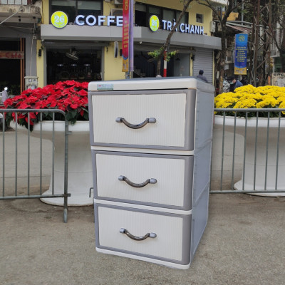 TỦ ĐỰNG QUẦN ÁO T222 – 3 TẦNG MÃ SẢN PHẨM	T222 KÍCH THUỚC	40 x 47 x 68 cm