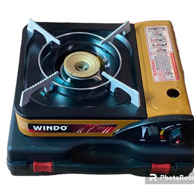 Bếp Gas Mini Du Lịch Windo 166F - Bếp ga dã ngoại Mini- Bếp Gas Du lịch - Hàng Chính Hãng