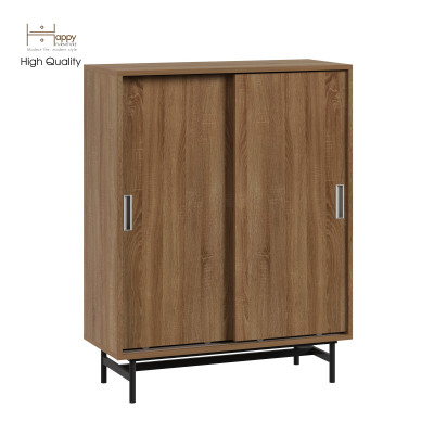 [Happy Home Furniture] LUCA, Tủ lưu trữ 2 cánh lùa - Chân sắt, 86cm x 36cm x 110cm ( DxRxC), TCL_017