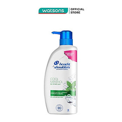 Dầu Gội Head & Shoulders Bạc Hà Mát Lạnh Cool Menthol Anti-Dandruff Shampoo 850ml