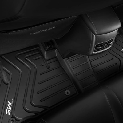 Thảm lót sàn xe ô tô LEXUS NX 2013- đến nay Nhãn hiệu Macsim 3W chất liệu nhựa TPE đúc khuôn cao cấp - màu đen