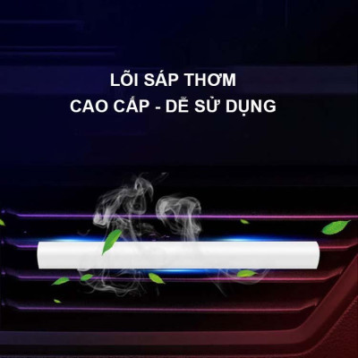 Lõi thơm nước hoa xe hơi dùng kẹp cài cửa gió cùng các phụ kiện trang trí làm thơm ô tô, sạch không khí khoang lái