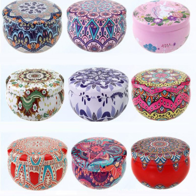 Combo 4 lọ nến hoa thơm cao cấp OLAPLE N011 (mùi ngẫu nhiên)