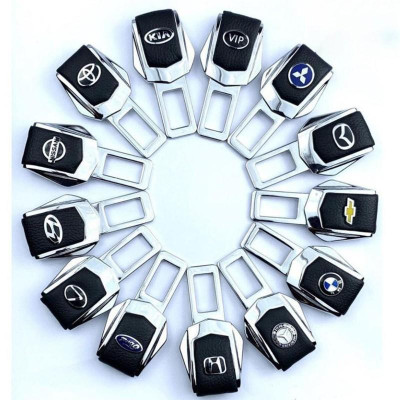 Chốt Cài Dây An Toàn Ô Tô Loại Cao Cấp - Bộ 2 Chiếc Ngắt chuông An Toàn Ô Tô, Nhiều Loại Logo Các Hãng Xe