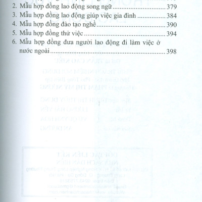 Hợp Đồng Trong Lĩnh Vực Lao Động (Sách chuyên khảo) - PGS. TS. Trần Thị Thuý Lâm, TS. Đỗ Thị Dung đồng chủ biên