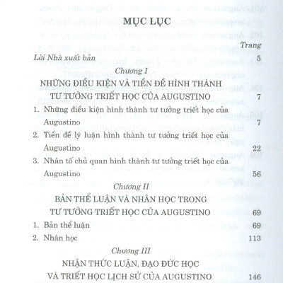 Triết Học Tôn Giáo Của AUGUSTINO (Sách chuyên khảo)