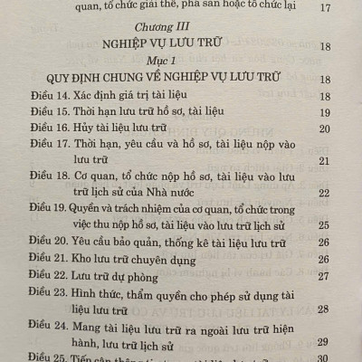 Luật Lưu Trữ Năm 2024