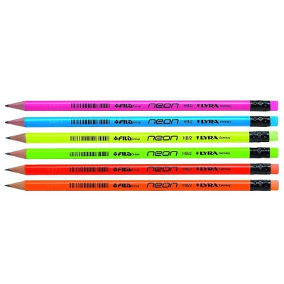 Bút Chì Gỗ HB Lyra L1290100 - Thân Neon (Mẫu Màu Giao Ngẫu Nhiên)