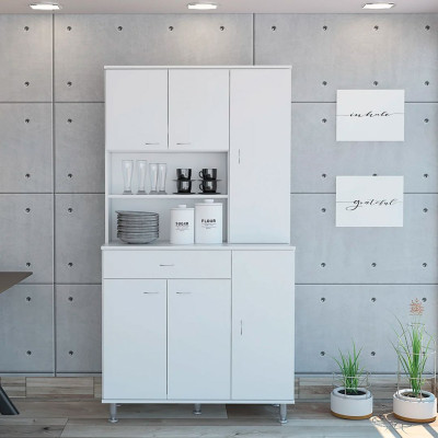 Tủ nhà bếp bằng gỗ thiết kế đơn giản SMLIFE Doumia